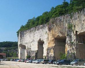 Front de taille de l'exploitation des carrires d'Euville ADCPE