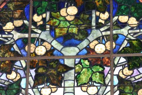 Les vitraux de la mairie Art nouveau � Euville